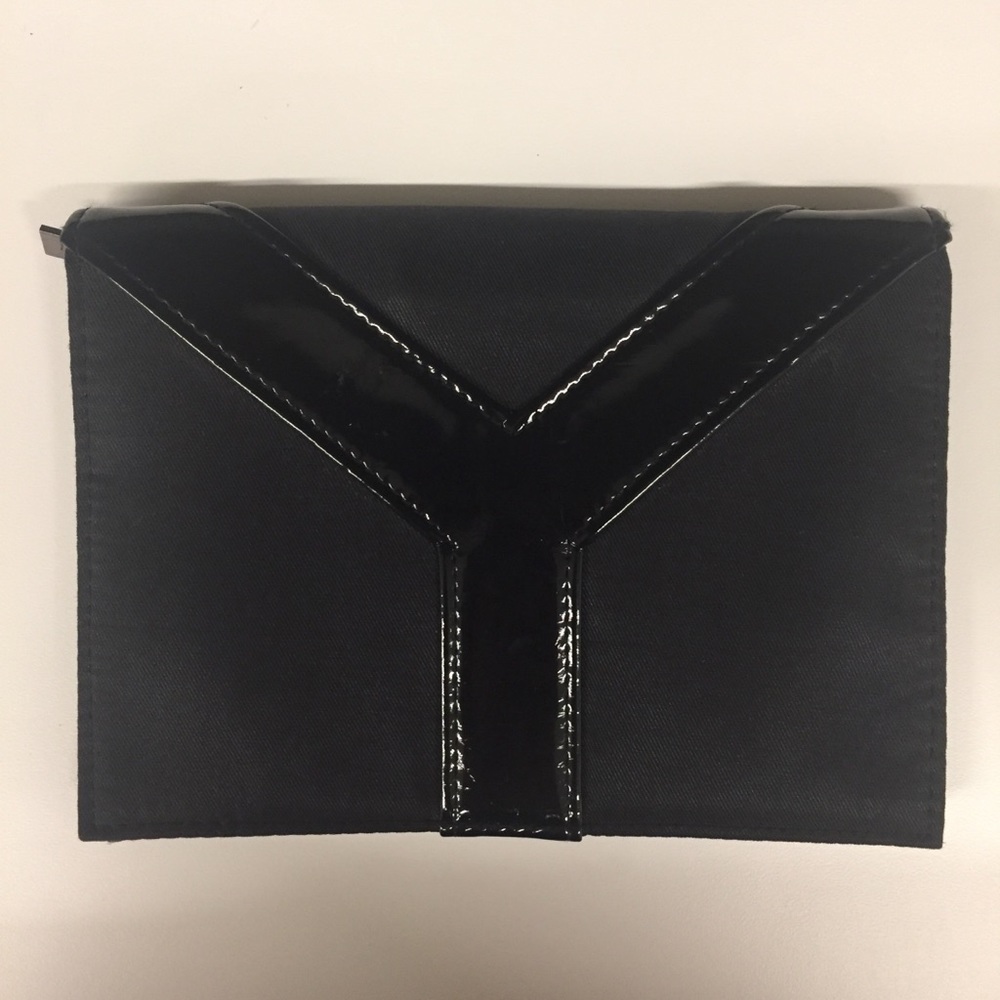 Yves Saint Laurent black makeup case/ clutch
